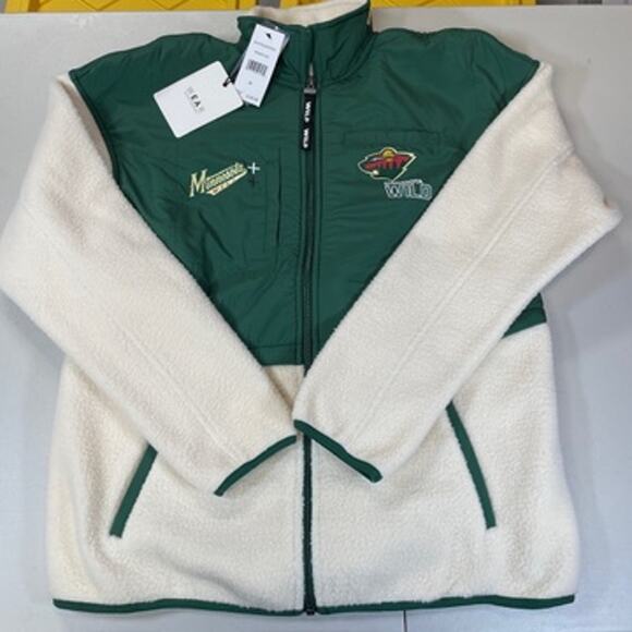 Minnesota Wild Wear by Erin Andrews Women's Sherpa Jacket - Picture 1 of 2